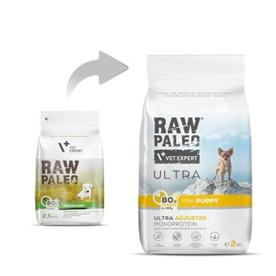 RAW PALEO Ultra Mini Puppy Kalkoen - droogvoer voor puppy's - 2 kg