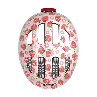 Abus helm smiley 3.0 led rose strawberry m 50-55cm - thumbnail