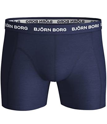 Boxershorts 5-pack heren onderbroeken Blue Depths - Solid - Katoenen heren ondergoed - Multipack - S - Onderbroek heren - Ondergoed heren