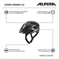 Olympic Sportswear Alpina sports tour helm panoma 2.0 56-59 glans zwart/grijs - thumbnail