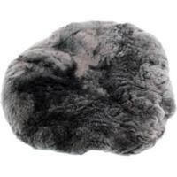 Zadeldek schapenvacht voor rokzadel met punt - grijs - thumbnail