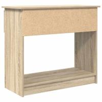 Wandtafel met lades sonoma 85,5x38,5x74,5 cm eikenkleurig - thumbnail