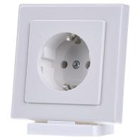 Merten MEG2301-1419 Wandcontactdoos System M Polar-wit 1 stuk(s) - thumbnail