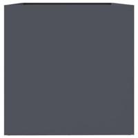 Plantenbak 62x40x39 cm staal antracietkleurig - thumbnail