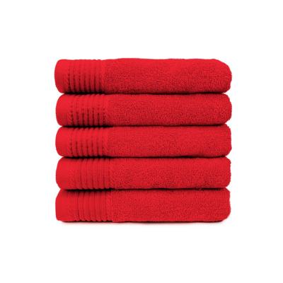 The One Badhanddoek 450 gram 70x140 cm Rood (5 stuks)