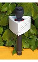 Rycote Single Triangular White Mic Flag - thumbnail