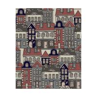 Tafelkleed TOWN 601 (140 x 140 cm) - thumbnail