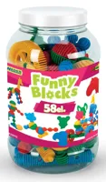 Wader funny blocks 58 delig bouwsysteem - thumbnail