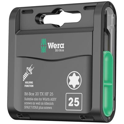 Wera 05057778001 TX HF Torx-bit Aandrijving: 1/4 (6,3 mm) Uitvoering: Torx TX 25 25 mm Wera 05057778001 TX HF Torx-bit Aandrijving: 1/4 (6,3 mm) Uitvoering: Torx TX 25 25 mm