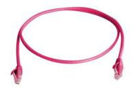 Telegärtner 100008719 RJ45 Netwerkkabel, patchkabel CAT 6 U/UTP 5.00 m Rood Vlambestendig, Halogeenvrij 1 stuk(s) - thumbnail