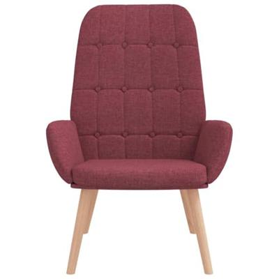 Relaxstoel stof wijnrood Relaxstoel stof wijnrood