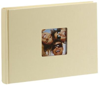 walther+ design FA-207-H FA-207-H Fotoalbum (b x h) 22 cm x 16 cm Crème 40 bladzijden