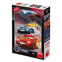DinoToys Dino puzzel - glow in the dark cars - 100 xl stukjes - thumbnail
