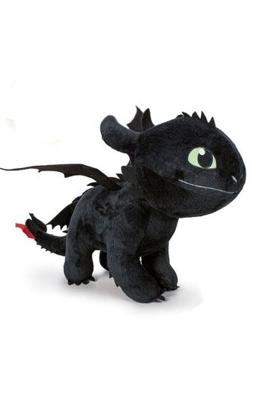 Play by Play knuffel Dragon junior 60 cm polyester zwart