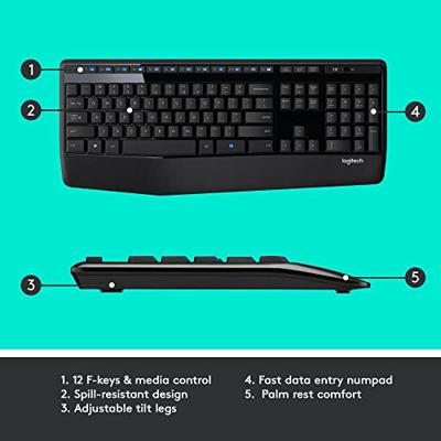 Logitech MK345 toetsenbord en muis - thumbnail