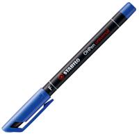 Permanente markeerstift Stabilo OHPen Blauw 10 Onderdelen - thumbnail