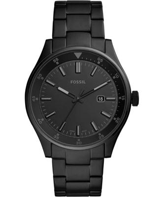 Horlogeband Fossil FS5531 Staal Zwart 22mm Horlogeband Fossil FS5531 Staal Zwart 22mm