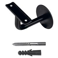 HDD Pro Leuninghouder rond Zwart - thumbnail