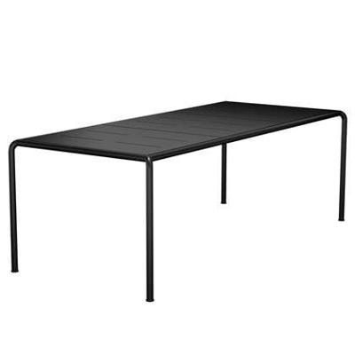 Houe Avanti tuintafel 222x98 cm Black Aluminium