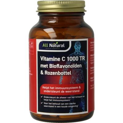 All Natural Vitamine C 1000 TR met Bioflavonoïden & Rozenbottel Tabletten