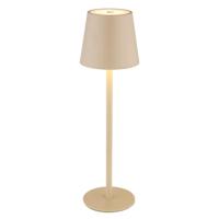 Globo Design tafellampVannie zand bruin oplaadbaar - 58438S - thumbnail
