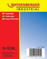 Rothenberger Dubbele Nippel R3/8L x R3/8L - ROT540255E ROT540255E - thumbnail