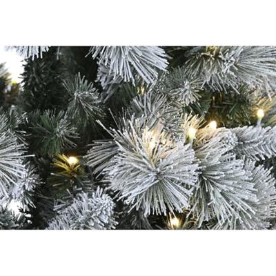 Kerstboom Home ESPRIT Groen PVC Metaal Besneeuwd 96 x 96 x 150 cm