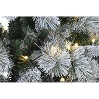 Kerstboom Home ESPRIT Groen PVC Metaal Besneeuwd 96 x 96 x 150 cm - thumbnail