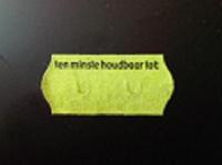 Etiket 2612 groen perm 2slit Tenminste h - thumbnail