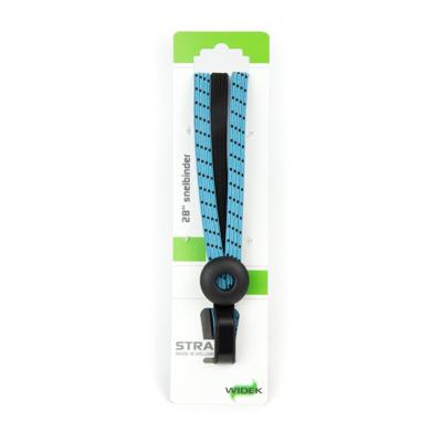 Widek triobinder eye met haak 3x12mm zwart/babyblauw