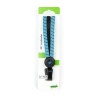 Widek triobinder eye met haak 3x12mm zwart/babyblauw - thumbnail