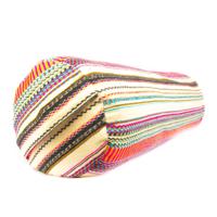 Yogi & Yogini Yoga Bolster Kleurig Rond Katoen - Bohemian - 60 x 16 cm - thumbnail
