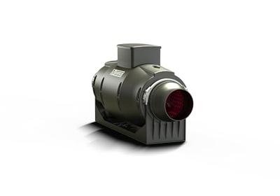 Vortice Buisventilator Lineo 125t &apos;quiet&apos; - Aansluiting 125mm- 3 Standen Met Nalooptimer