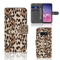 Samsung Galaxy S10e | Telefoonhoesje | Met pasjeshouder | Leopard - thumbnail