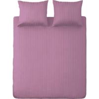 Ten Cate Katoen Satijnen Lits-Jumeaux Dekbedovertrek Streep 240x200/220 cm Lavendel - thumbnail