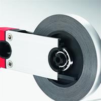 BMI Meetband met frame | lengte 30 m bandbreedte 13 mm | A cm EG II | aluminium geel glasvezel | 1 stuk - 320031030A 320031030A - thumbnail