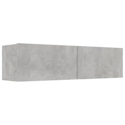VidaXL Tv-meubel 120x30x30 cm bewerkt hout betongrijs