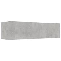 VidaXL Tv-meubel 120x30x30 cm bewerkt hout betongrijs - thumbnail