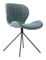 Zuiver Eetkamerstoel 'OMG' kleur Blauw - thumbnail