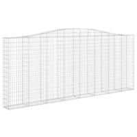 Schanskorf gewelfd 400x30x160/180 cm gegalvaniseerd ijzer - thumbnail