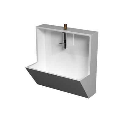 INK Fontein Recess Inbouw Polystone Inclusief Kraan Glans Wit 40x21x40 cm