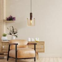 Searchlight Bruine hanglampSweden 1-lichts - 88910-1MO - thumbnail