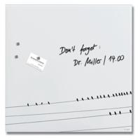 Sigel SI-GL274 Glasmagneetbord Artverum Little Birds 48x48 cm Wit - thumbnail