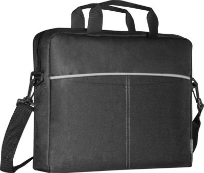 Defender Lite notebooktas 39,6 cm (15.6") Zwart, Grijs