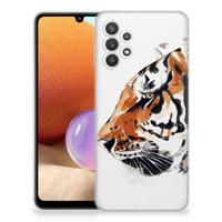 Hoesje maken Samsung Galaxy A32 4G | A32 5G Enterprise Editie Watercolor Tiger - thumbnail