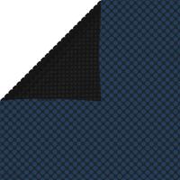 VidaXL Zwembadfolie solar drijvend 400x200 cm pe zwart en blauw - thumbnail