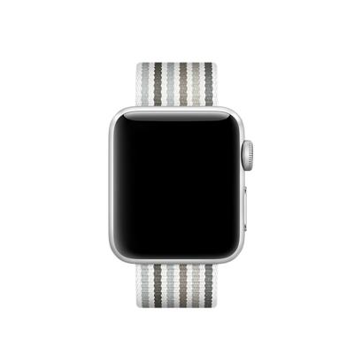 Apple Woven Nylon Apple Watch 38mm / 40mm / 41mm Gray Stripe