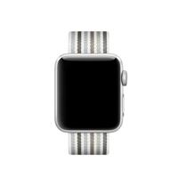 Apple Woven Nylon Apple Watch 38mm / 40mm / 41mm Gray Stripe - thumbnail