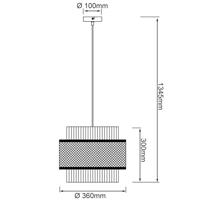 Brilliant Rotan hanglampArles Ø 36cm - 99529/06 - thumbnail