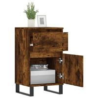 Dressoir 40x35x70 cm bewerkt hout gerookt eikenkleurig - thumbnail